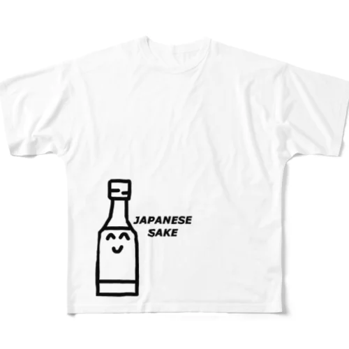 日本酒君 All-Over Print T-Shirt