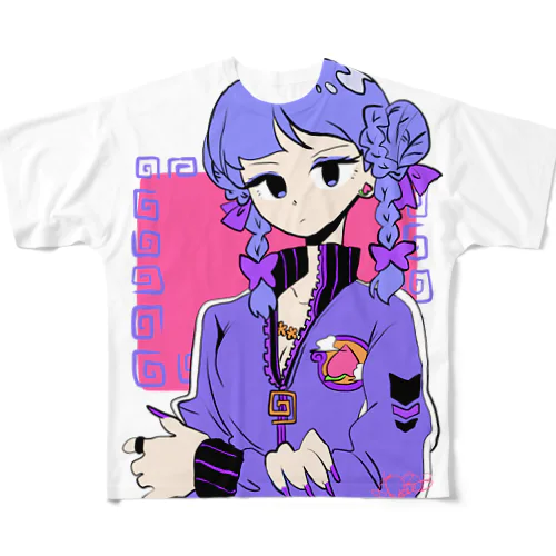 チャイナちゃん フルグラフィックTシャツ