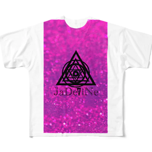 JaDeViNe PINKcosmic フルグラフィックTシャツ