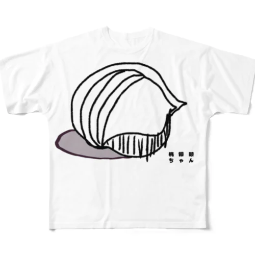 桃饅頭ちゃん All-Over Print T-Shirt