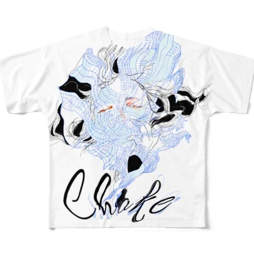 choke 窒息 フルグラフィックTシャツ