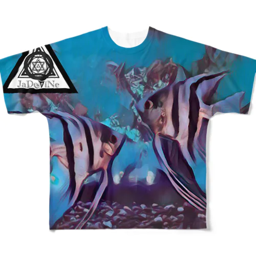 JaDeViNe ANGELFishs フルグラフィックTシャツ