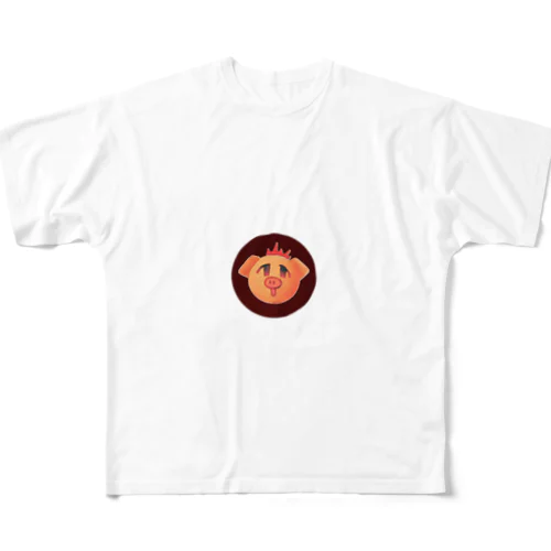 ぶたくん フルグラフィックTシャツ