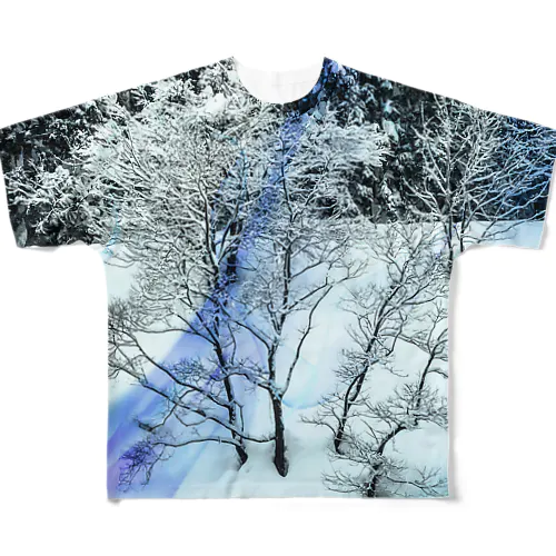 冬の森 フルグラフィックTシャツ