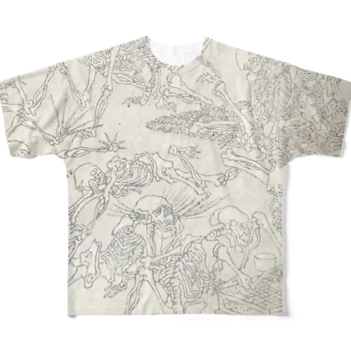 画鬼 All-Over Print T-Shirt