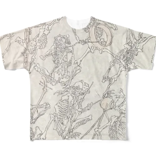 画鬼 All-Over Print T-Shirt