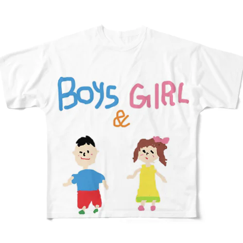 Boys & Girls フルグラフィックTシャツ