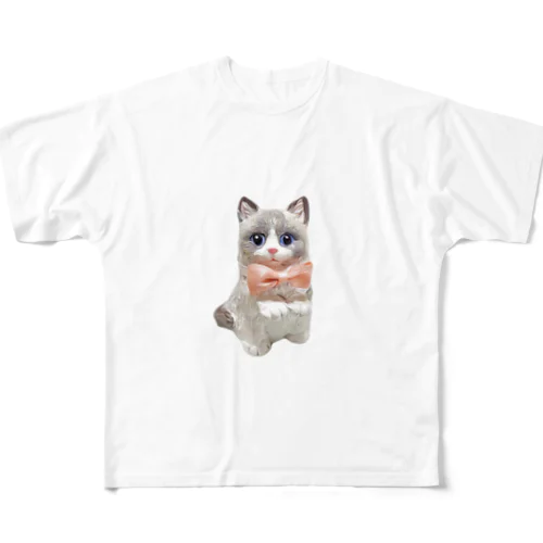 【1匹】正面 All-Over Print T-Shirt