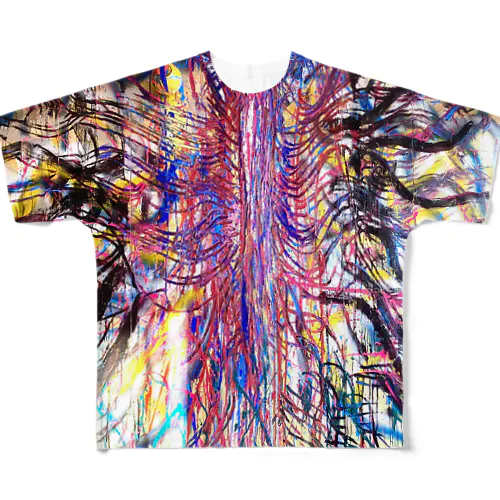 「化物の愛」フルグラフィックTシャツ All-Over Print T-Shirt