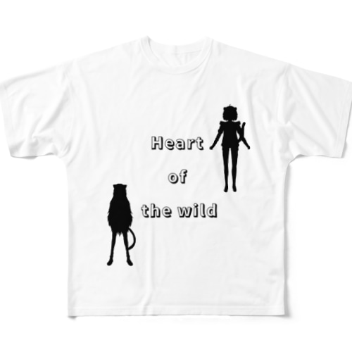 Heart of the wild All-Over Print T-Shirt