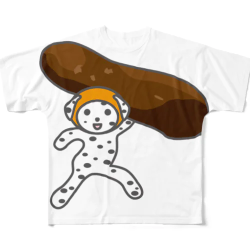 かりんとういぬ フルグラフィックTシャツ