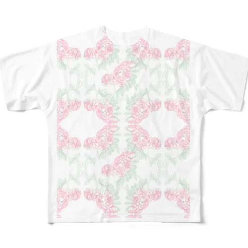 つるばら All-Over Print T-Shirt