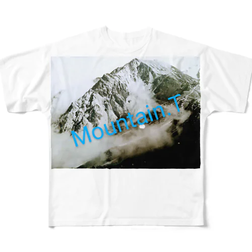 山　🗻Mountain フルグラフィックTシャツ