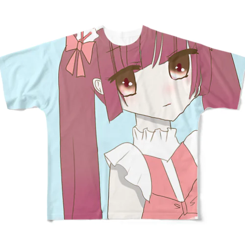 ゴスロリ少女 フルグラフィックTシャツ