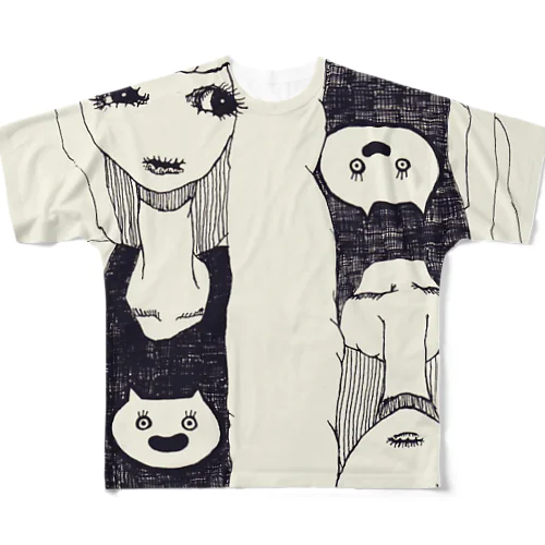 相対ガールズ2 All-Over Print T-Shirt