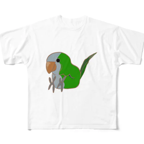 オキナインコ ノーマル  フルグラフィックTシャツ