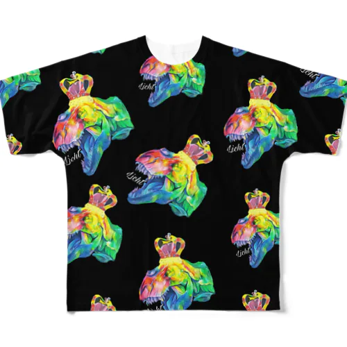 ハゲチャビーン恐竜 All-Over Print T-Shirt