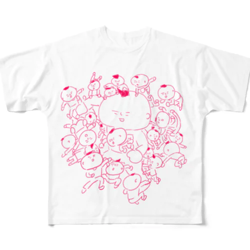 大分身の術 All-Over Print T-Shirt