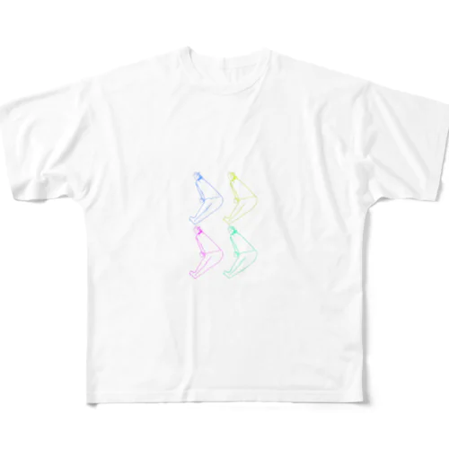 めやぐだなぁ（ごめんね4カラー） All-Over Print T-Shirt