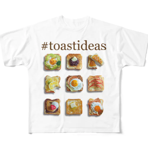 toast ideas フルグラフィックTシャツ