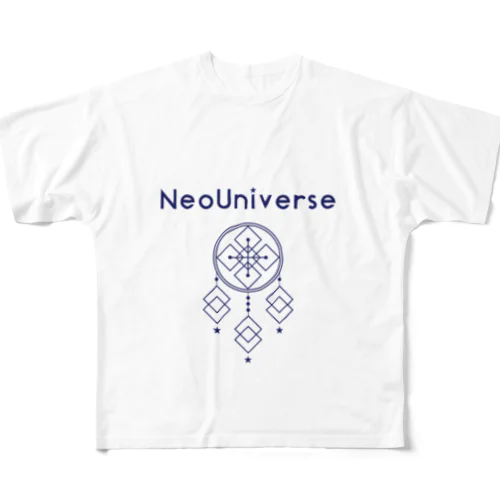 NeoUniverseロゴ フルグラフィックTシャツ