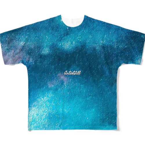 宇宙空 フルグラフィックTシャツ