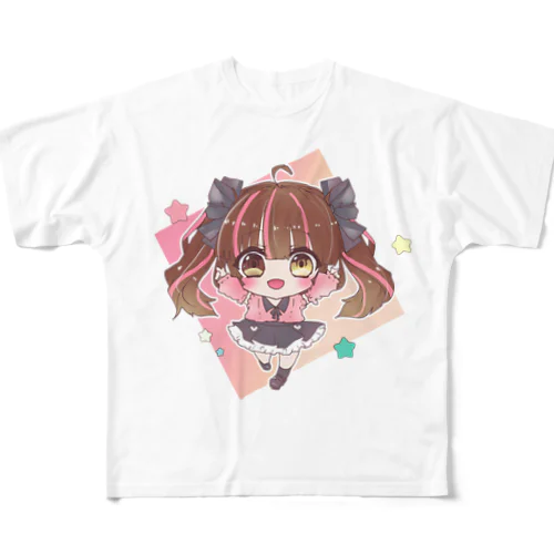 Milaミニキャラver. フルグラフィックTシャツ