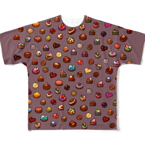 Mini chocolate All-Over Print T-Shirt