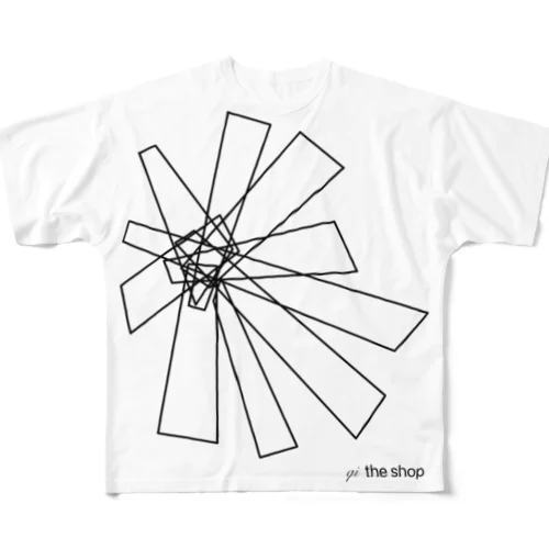rectangles spark 1 フルグラフィックTシャツ