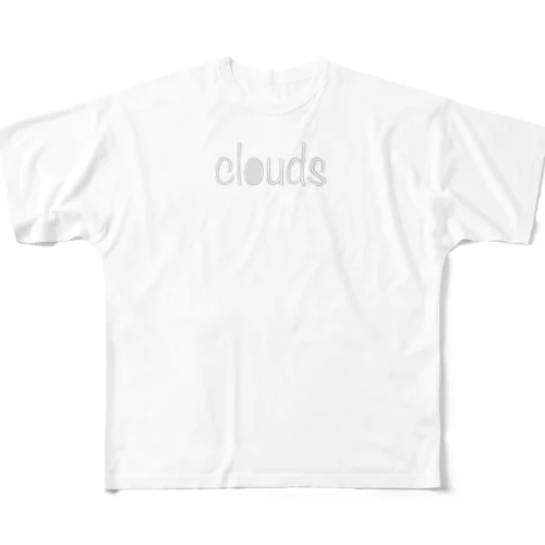 clouds フルグラフィックTシャツ