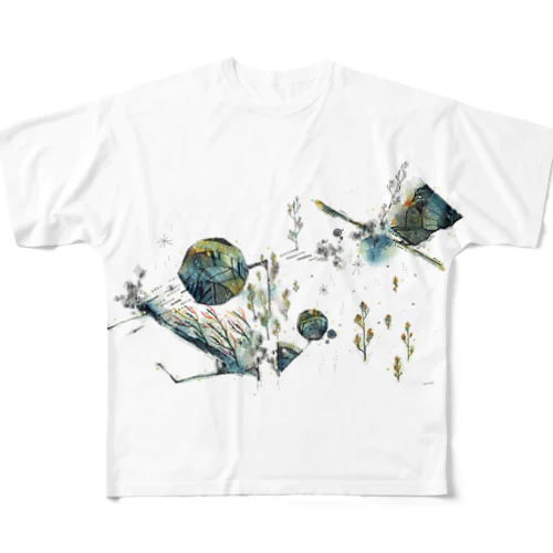 海底の人 All-Over Print T-Shirt