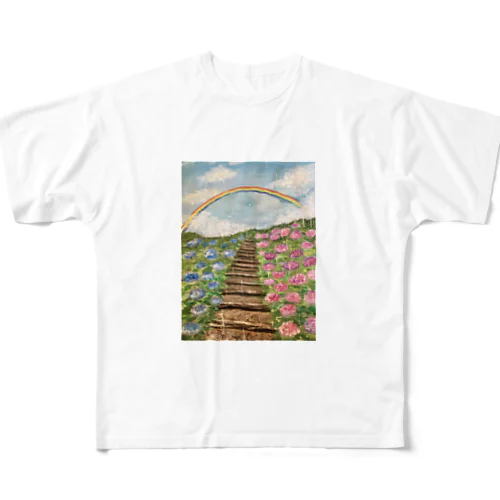 雨のち晴れ - Rainy then sunny - All-Over Print T-Shirt