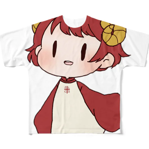 じぇるくちゃん🐏 文字なしver. フルグラフィックTシャツ