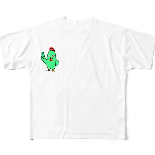 ぐりーんたーきーグッズ All-Over Print T-Shirt