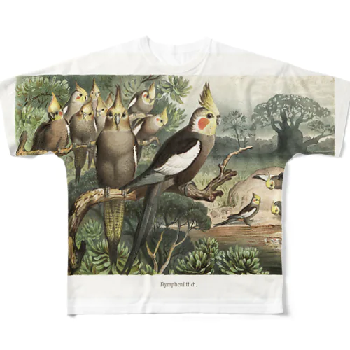 オカメインコ All-Over Print T-Shirt