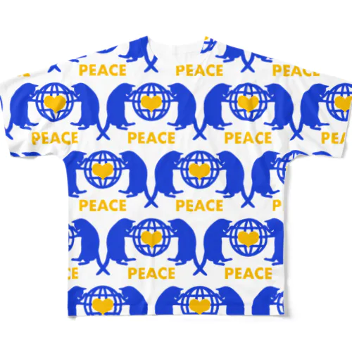 peace フルグラフィック All-Over Print T-Shirt