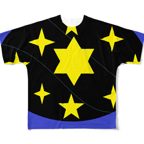 星々の宇宙図ｋ フルグラフィックTシャツ