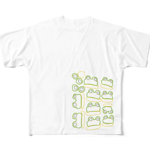 FROG COOKIEs フルグラフィックTシャツ