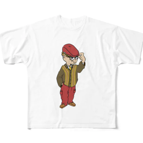  Hunting Cap Boy All-Over Print T-Shirt
