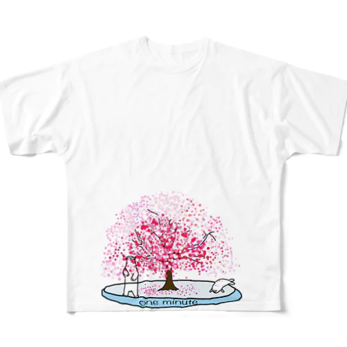 北極の桜 All-Over Print T-Shirt