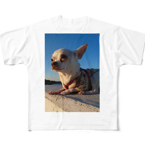 海辺のうめこ１ All-Over Print T-Shirt