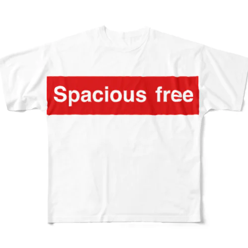 spacious  フルグラフィックTシャツ