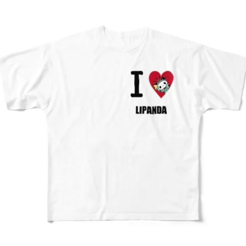 LIPANDA フルグラフィックTシャツ