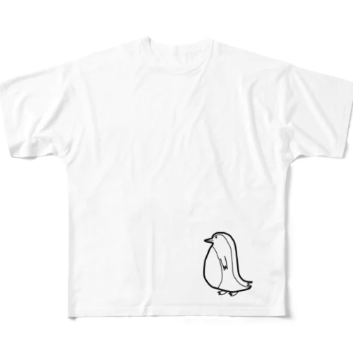 ペンギン部長 フルグラフィックTシャツ