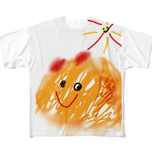 猫のねこ All-Over Print T-Shirt