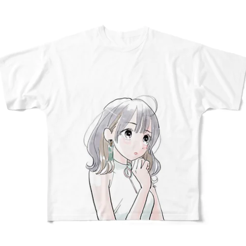 佑月さん フルグラフィックTシャツ