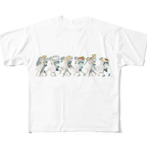 フルコースダンス All-Over Print T-Shirt