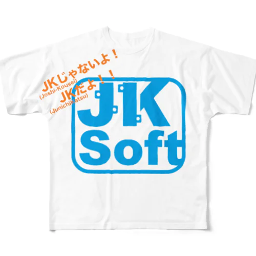 JKsoftグッズ フルグラフィックTシャツ