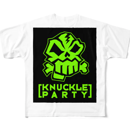 KNUCKLEPARTY フルグラフィックTシャツ