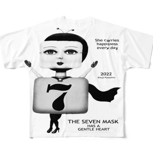ビューティフルなセブン仮面-2 All-Over Print T-Shirt